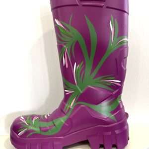 Bota reciclaje pintura stoupa
