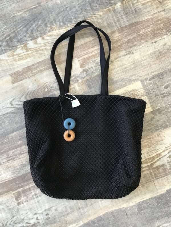 Bolso negro redeiras stoupa