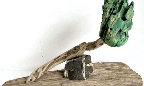 Escultura bonsai maderas a la deriva stoupa