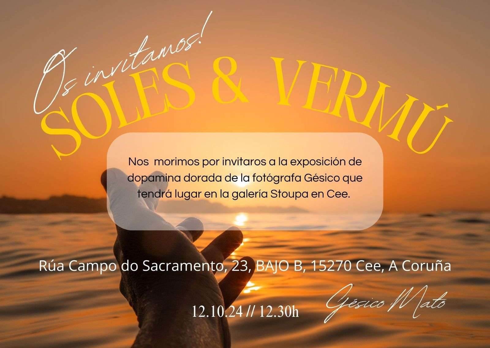 Invitación Soloes Y Vermú Evento Stoupa